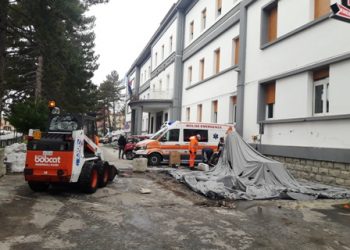 Agnone, la Protezione Civile smonta la tenda pre-triage al ‘Caracciolo’