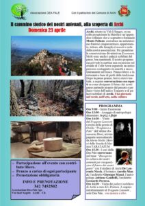 Ad Archi il cammino storico degli antenati, domenica 23 aprile