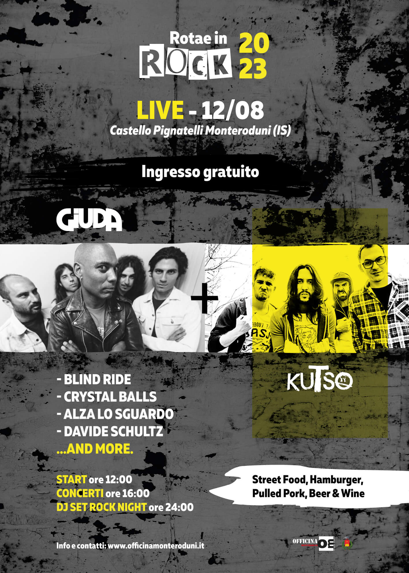 Rotae in Rock, a Monteroduni si scaldano i motori per il 12 agosto