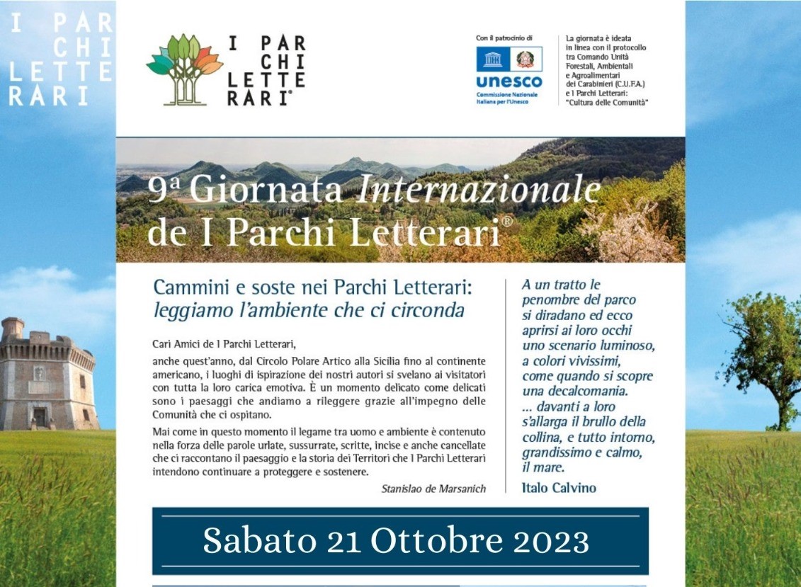 Il Parco Letterario e del Paesaggio “ F.Jovine “ festeggia la Giornata Internazionale dei Parchi Letterari