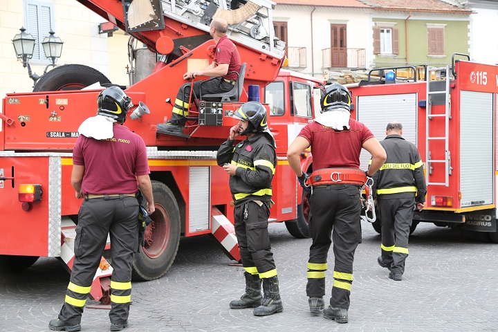 Santa Barbara, festeggiamenti dei Vigili del Fuoco ad Agnone