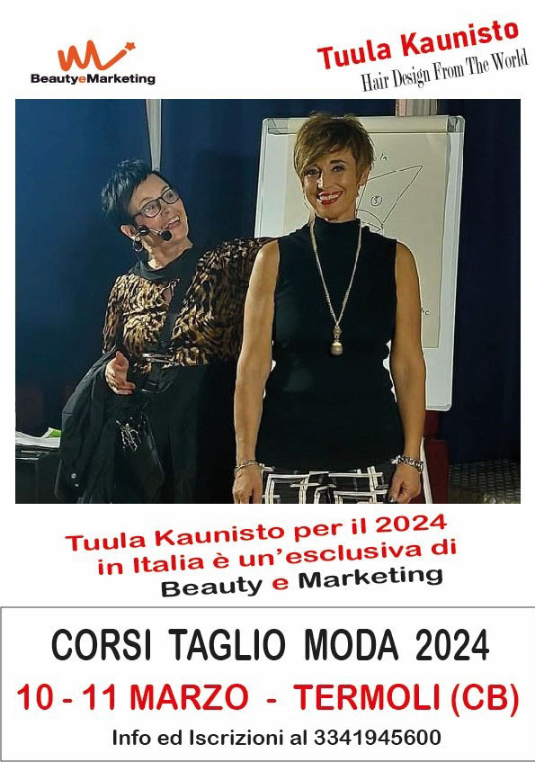 Hair Style, la stilista finlandese Tuula Kaunisto a Termoli per “Tagli Moda 2024” 