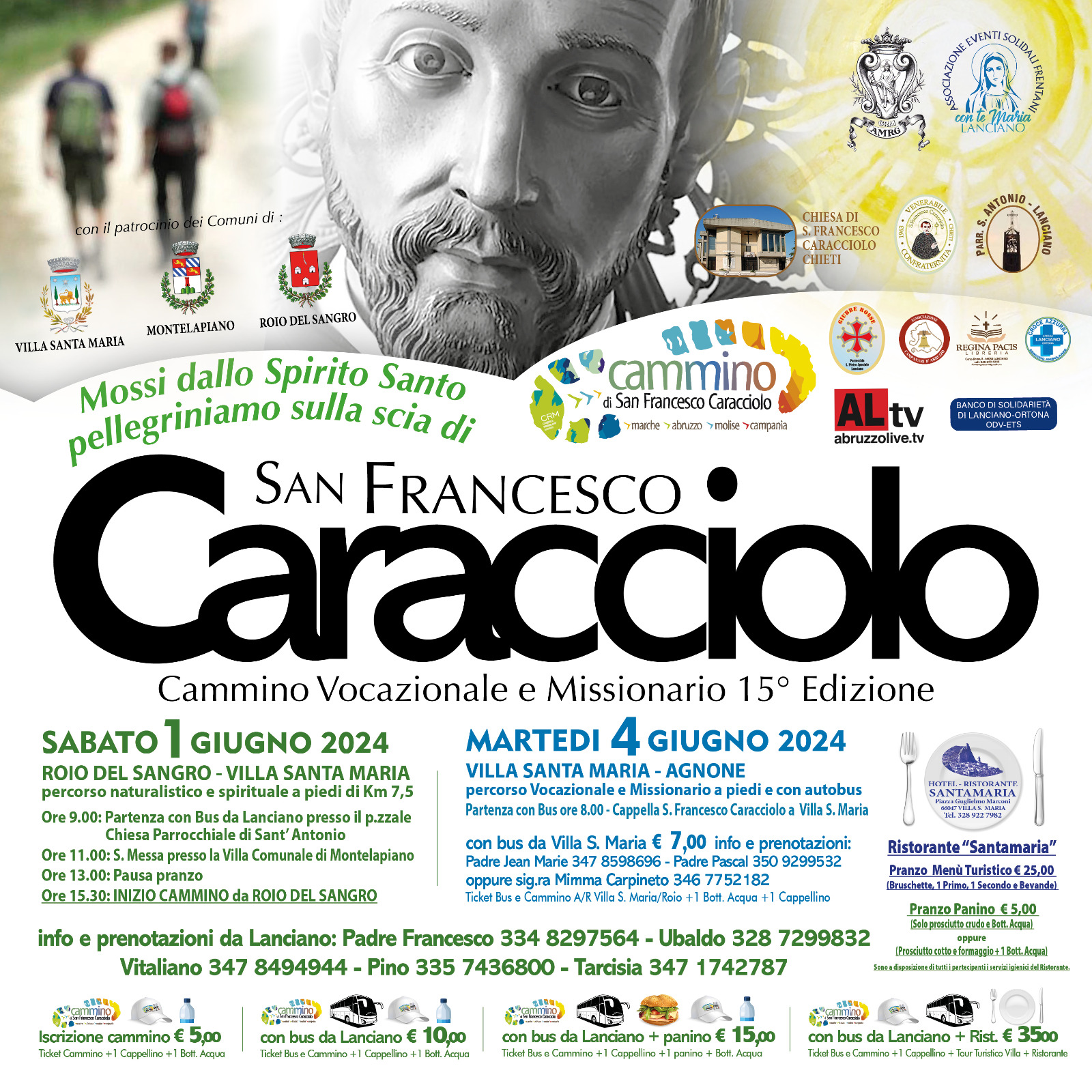 Cammino vocazionale e missionario tra Abruzzo e Molise: sulle orme di San Francesco Caracciolo