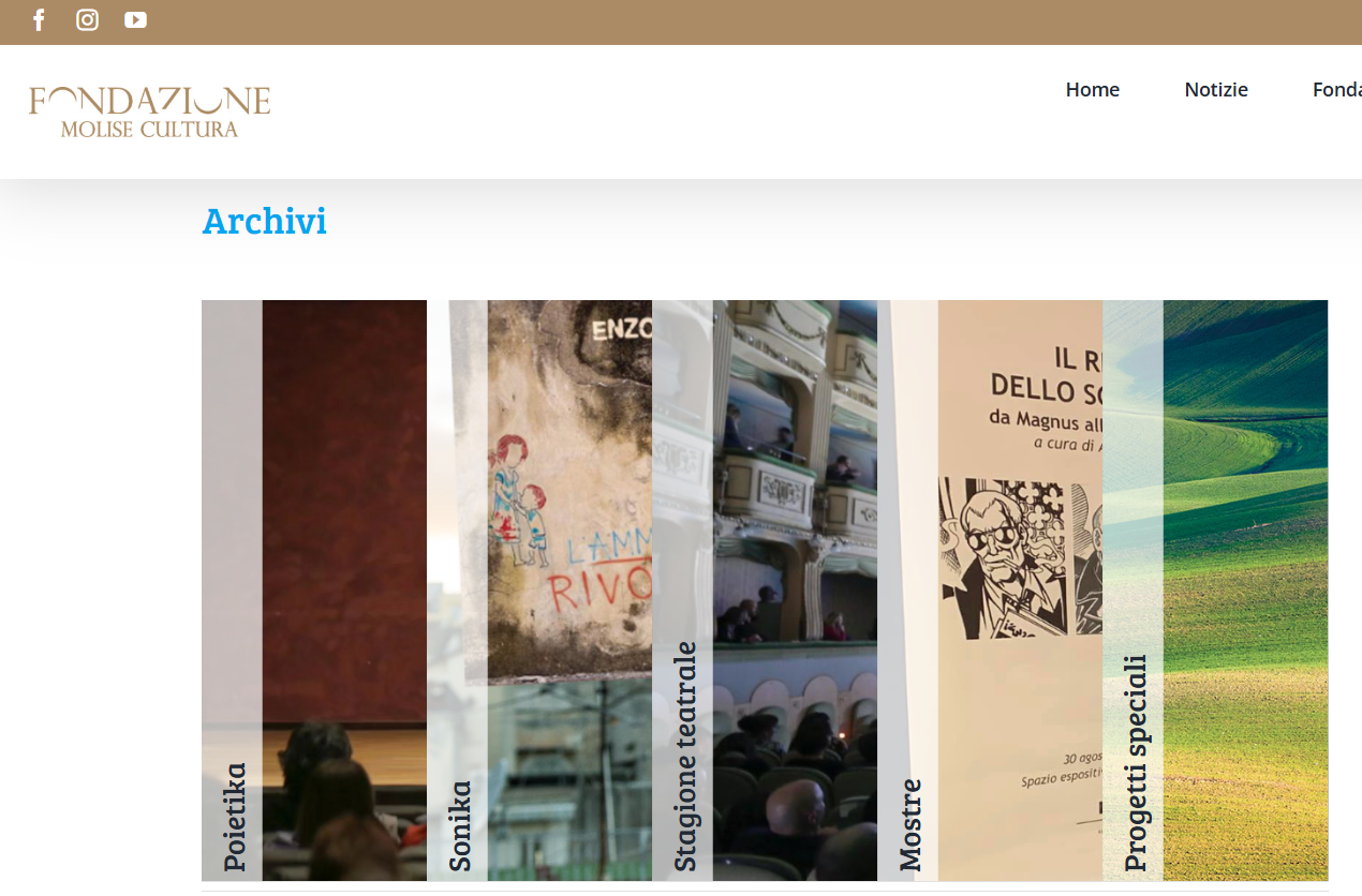  Fondazione Molise Cultura, attivata la sezione Archivi 
