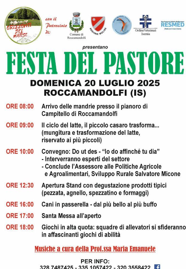 Roccamandolfi, Orizzonti del Matese presenta la festa del Pastore 2025
