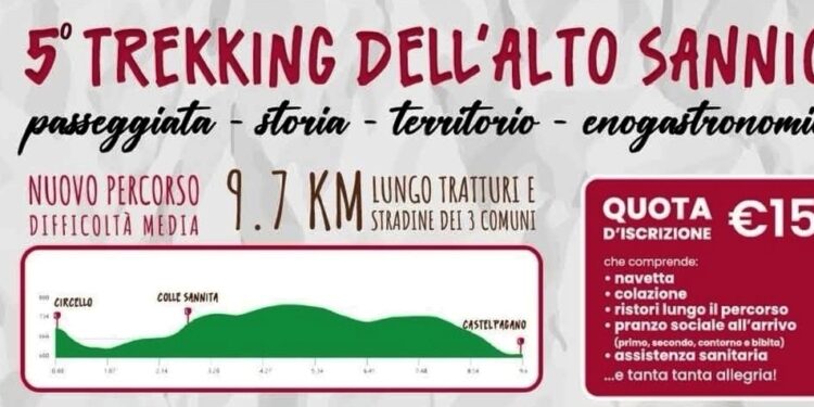 Trekking dell’Alto Sannio, al via le iscrizioni: si parte domenica 30 agosto