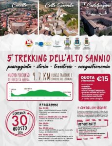 Trekking dell’Alto Sannio, al via le iscrizioni: si parte domenica 30 agosto