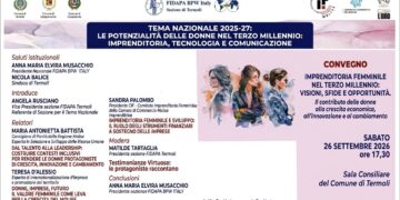 Locandina evento 26 settembre 2026 fidapa Termoli