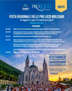 Castelpetroso, le Pro Loco molisane fanno rete: alla Basilica dell’Addolorata una festa dedicata a identità, tradizioni e futuro