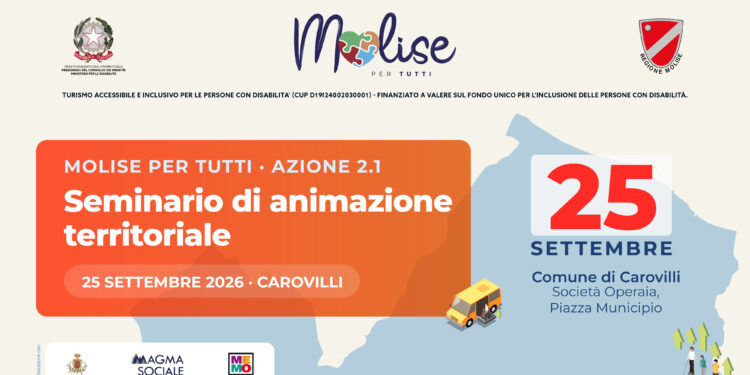 “Molise per Tutti” fa tappa a Carovilli: turismo accessibile e valorizzazione del borgo