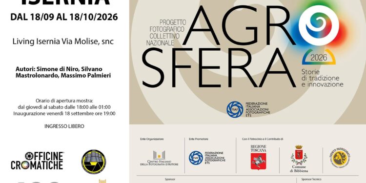 “Agrosfera”, a Isernia la fotografia racconta l’Italia agroalimentare: a Isernia un viaggio tra tradizione e innovazione