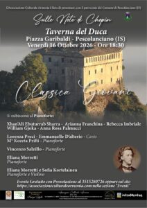 Sulle note di Chopin: Pescolanciano celebra il poeta del pianoforte