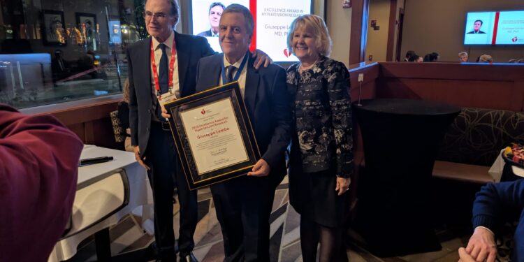 A Giuseppe Lembo il premio dell’American Heart Association per la ricerca sull’ipertensione
